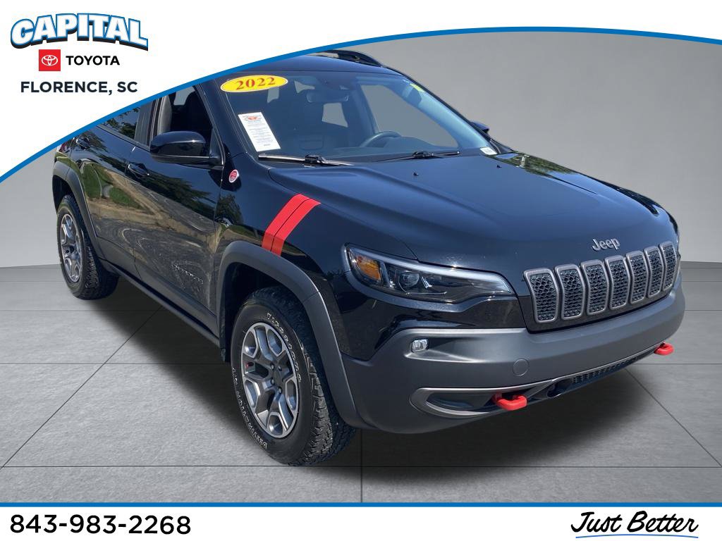 Used 2022 Jeep Cherokee Trailhawk w/ Sun, Sound & Nav Group AWD/4WD image 1