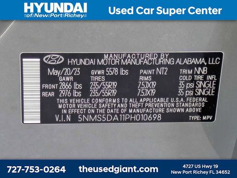 Certified 2023 Hyundai Santa Fe Limited AWD/4WD image 45