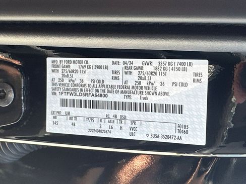 Certified 2024 Ford F150 XLT w/ Equipment Group 303A High AWD/4WD image 34