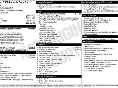 Used 2022 RAM 3500 Laramie AWD/4WD image 23