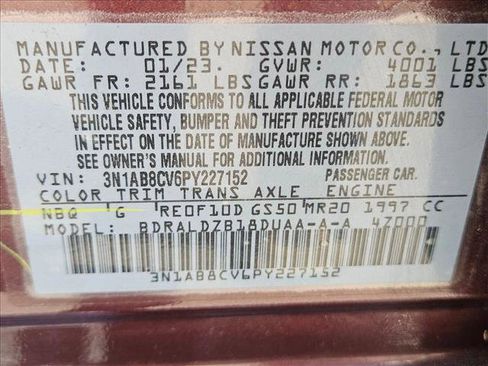 Used 2023 Nissan Sentra SV w/ All-Weather Package FWD image 15