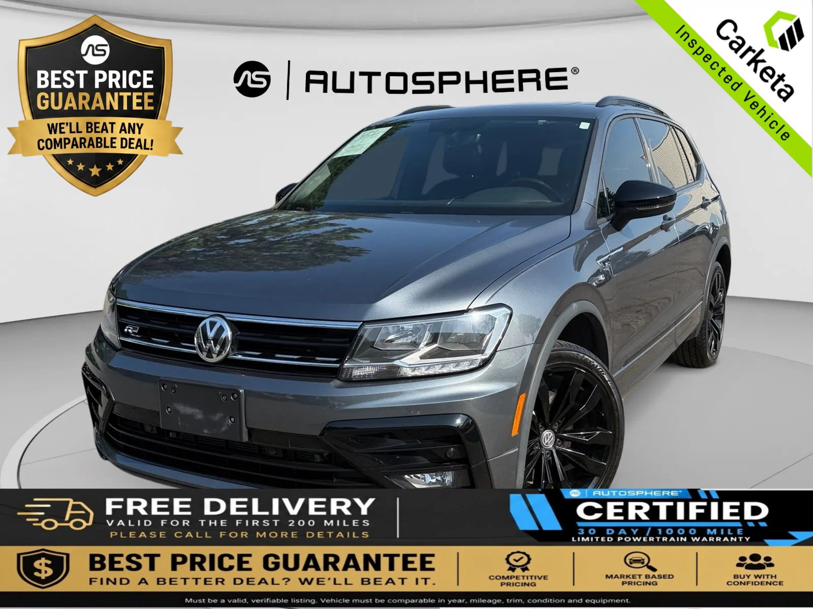 Used 2021 Volkswagen Tiguan SE R-Line AWD/4WD image 1