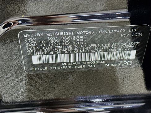 Used 2024 Mitsubishi Mirage ES FWD image 39