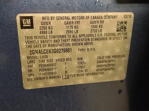 Used 2016 Chevrolet Equinox LT w/ Convenience Package FWD image 33