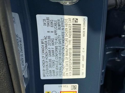 Certified 2026 Honda Civic Sport image 21