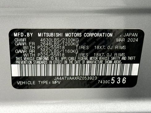 Used 2024 Mitsubishi Eclipse Cross BLACK EDITION image 20