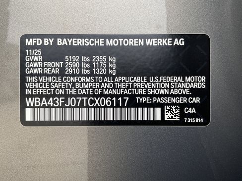 New 2026 BMW 530i w/ M Sport Package image 38