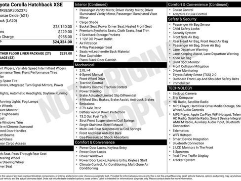 Used 2019 Toyota Corolla XSE image 2