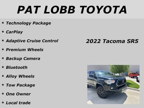 Used 2022 Toyota Tacoma SR5 w/ Technology Package image 16