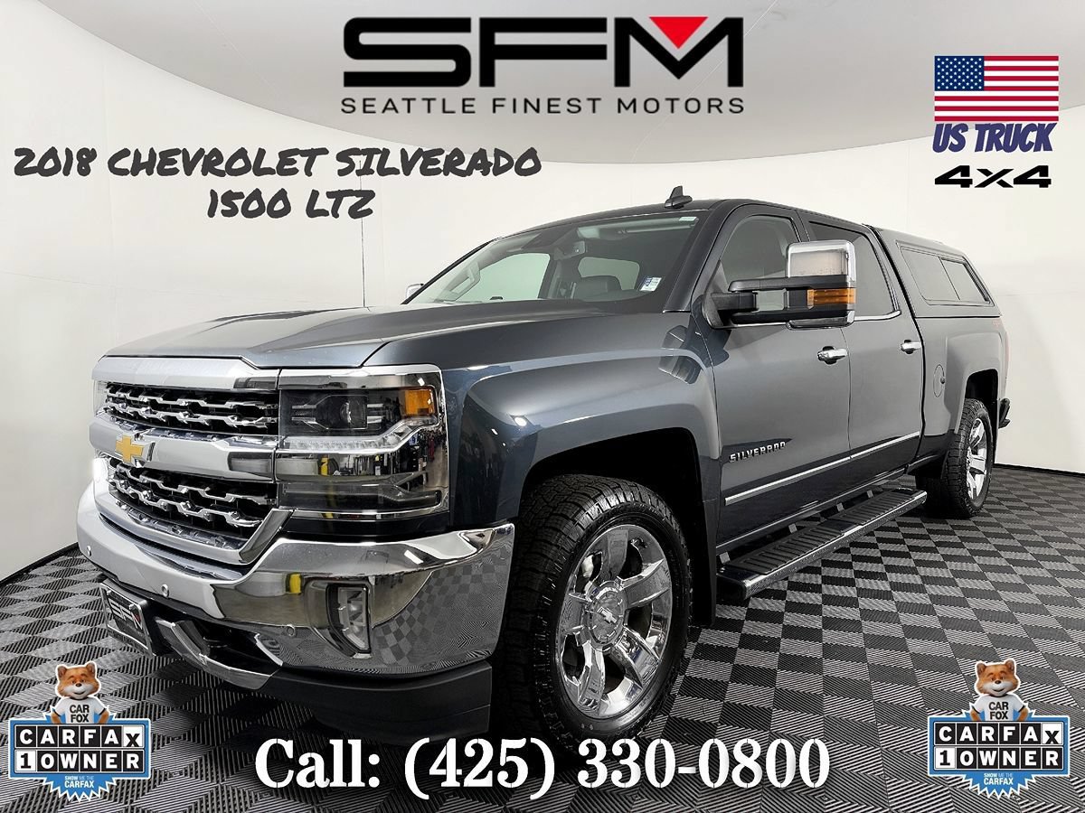 Used 2018 Chevrolet Silverado 1500 LTZ w/ LTZ Plus Package AWD/4WD image 1