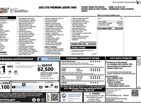 Used 2023 Cadillac XT6 Premium Luxury image 6
