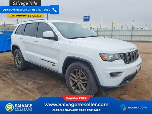 Used 2016 Jeep Grand Cherokee Laredo 75th Anniversary AWD/4WD image 5