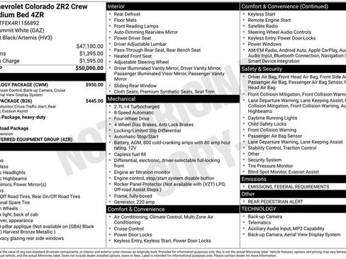 Used 2024 Chevrolet Colorado ZR2 w/ Technology Package image 6