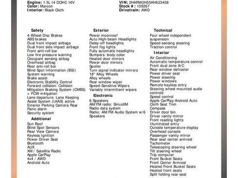 Used 2019 Honda CR-V EX image 36