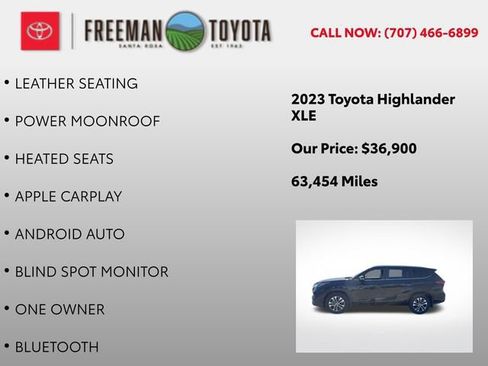 Used 2023 Toyota Highlander XLE AWD/4WD image 5