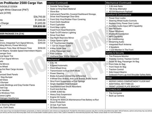 Used 2020 RAM ProMaster 2500 image 26