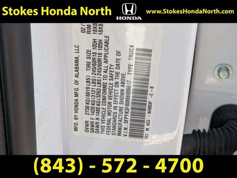 Certified 2021 Honda Ridgeline Black Edition image 7