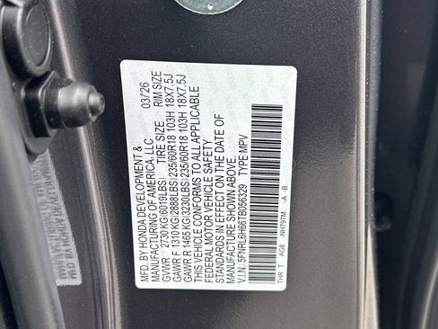 New 2026 Honda Odyssey EX-L image 34