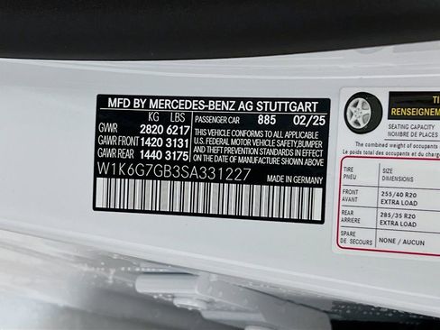 New 2025 Mercedes-Benz S 580 4MATIC Sedan image 36