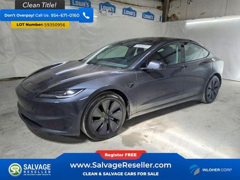 Used 2024 Tesla Model 3 Long Range AWD/4WD image 1