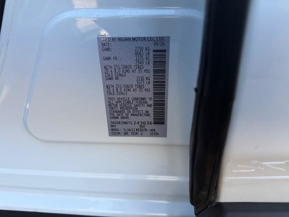 Used 2026 Nissan Pathfinder Platinum w/ Cargo Package FWD image 35