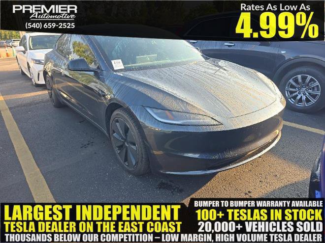 Used 2025 Tesla Model 3 Long Range RWD image 1