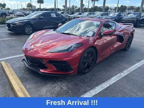 Used 2021 Chevrolet Corvette Stingray Preferred Cpe w/ Z51 Performance Package RWD image 1