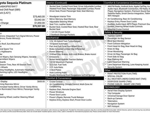 Used 2023 Toyota Sequoia Platinum image 54