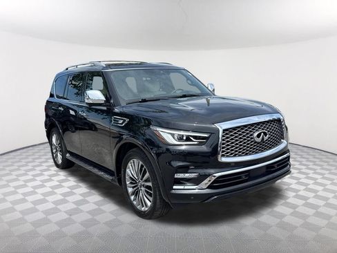 Used 2021 INFINITI QX80 Sensory w/ Cargo Package AWD/4WD image 3