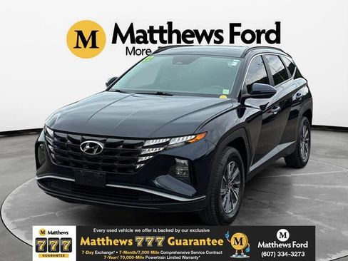 Used 2022 Hyundai Tucson Blue AWD/4WD image 1