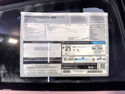 New 2026 Porsche Panamera 4 image 24