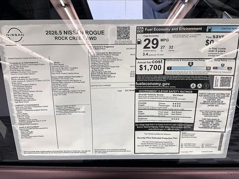New 2026 Nissan Rogue SV w/ Rock Creek Premium Package AWD/4WD image 74