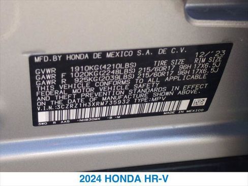 Used 2024 Honda HR-V LX image 26