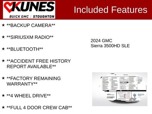 Used 2024 GMC Sierra 3500 SLE image 2