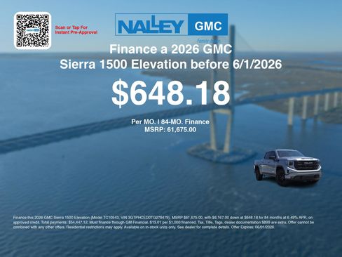 New 2026 GMC Sierra 1500 Elevation w/ Preferred Package RWD image 7