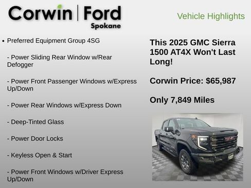 Used 2025 GMC Sierra 1500 AT4X image 6