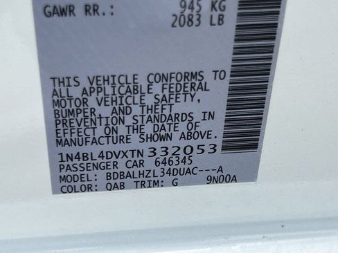 New 2026 Nissan Altima 2.5 SV w/ SV Special Edition Package FWD image 15
