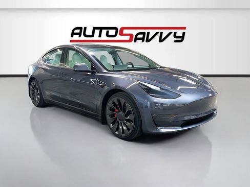 Used 2022 Tesla Model 3 Performance AWD/4WD image 1