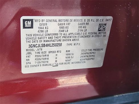 Certified 2017 Chevrolet Trax LT w/ LT Convenience Package image 30