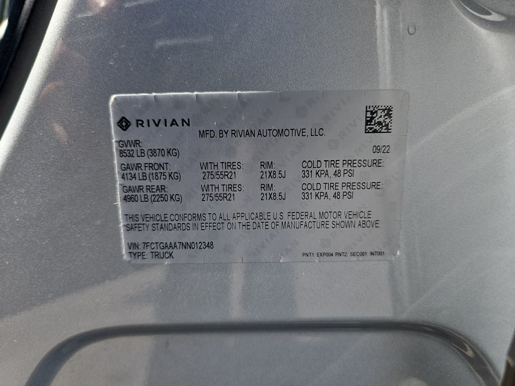 Used 2022 Rivian R1T Adventure AWD/4WD image 33