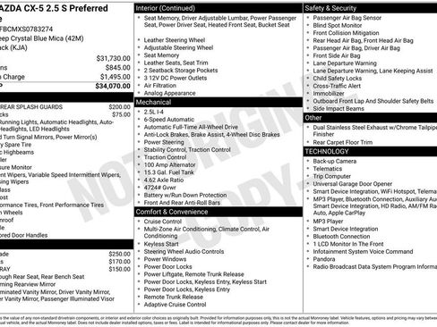 Certified 2025 MAZDA CX-5 AWD 2.5 S w/ Preferred Package image 29
