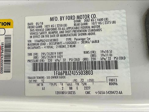 Used 2018 Ford Mustang Shelby GT350 w/ Electronics Package image 34