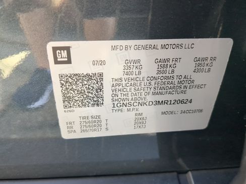 Used 2021 Chevrolet Tahoe LT w/ LT Signature Package RWD image 28