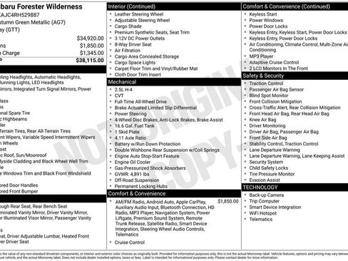 Used 2024 Subaru Forester Wilderness image 33
