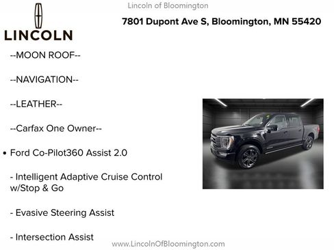 Used 2023 Ford F150 Lariat w/ Equipment Group 502A High image 5