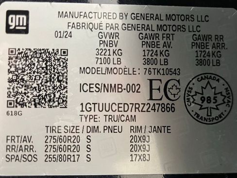 Used 2024 GMC Sierra 1500 Elevation w/ Elevation Premium Package AWD/4WD image 61