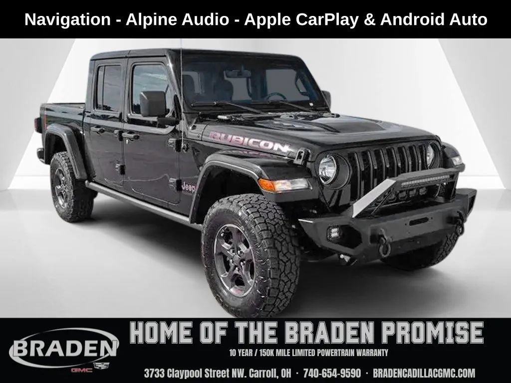 Used 2022 Jeep Gladiator Rubicon w/ Auxiliary Switch Group AWD/4WD image 1