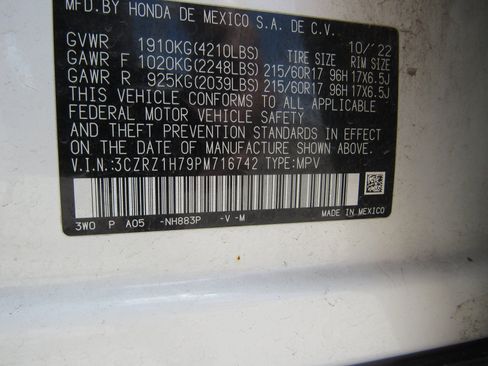 Used 2023 Honda HR-V EX-L image 29