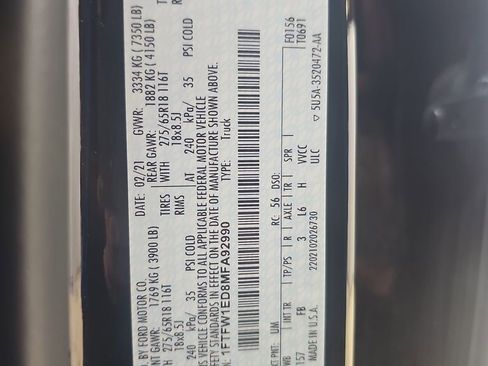 Used 2021 Ford F150 XLT w/ Equipment Group 302A High image 30