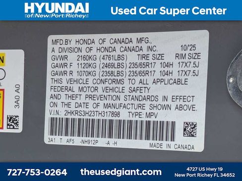 Used 2026 Honda CR-V LX image 35